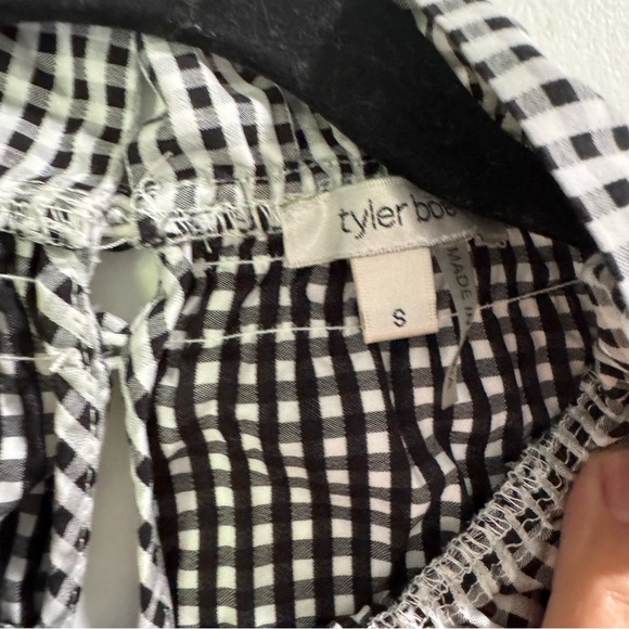 Tyler Boe Black and White Gingham Dress - Picture 5 of 7